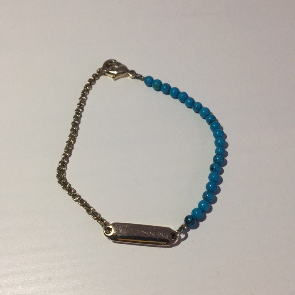Gold and lapis lazuli bracelet